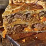 Brisket Pot Pie with Cheddar and Monterey Jack