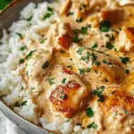 Creamy Smothered Chicken and Rice