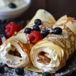 Cheesecake Crepe Roll-Ups