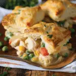 Chicken Pot Pie with Biscuits