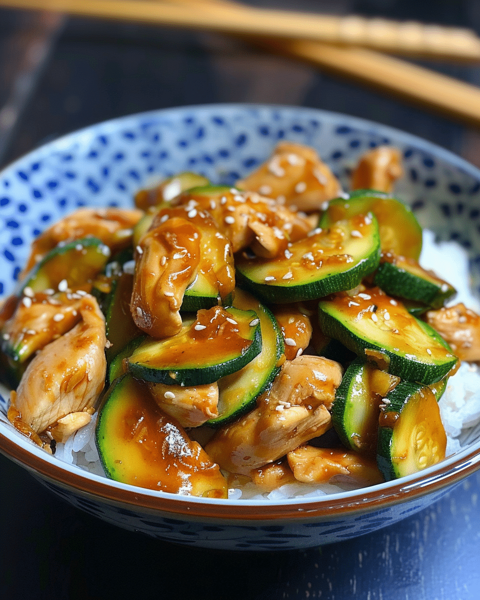 Chicken Zucchini Stir Fry