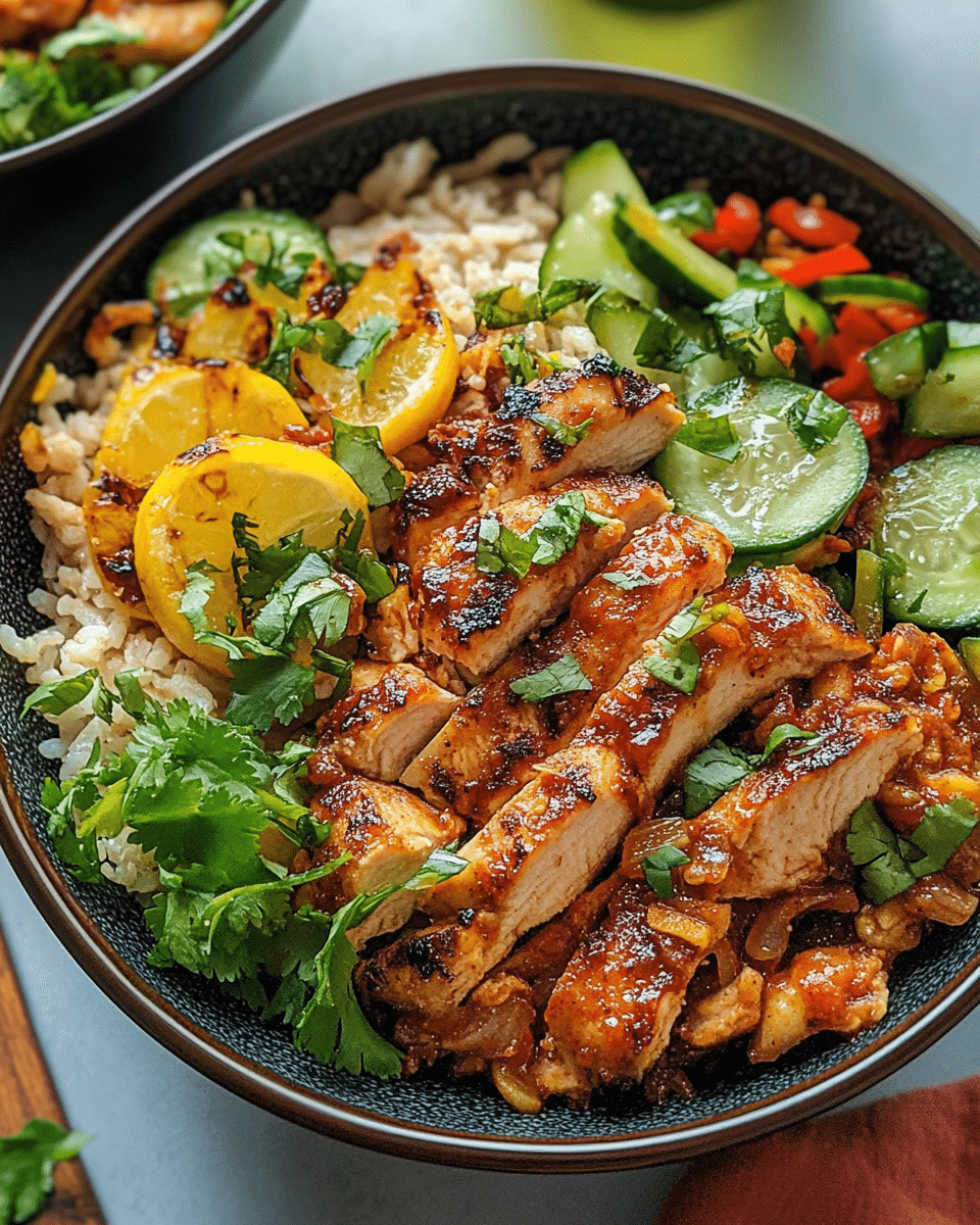 Chili Crisp Chicken Bowls