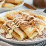 Cinnamon Roll Protein Crepes