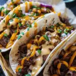 Garlic Butter Honey BBQ Beef Tacos