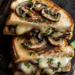 Garlic Mushroom Grilled Cheese