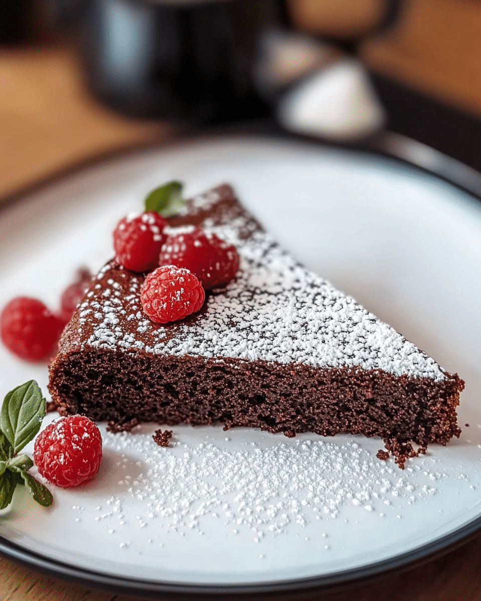 Kladdkaka Swedish Sticky Chocolate Cake 