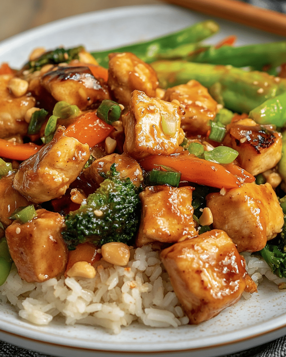 Savory Peanut Chicken Stir-Fry – A 30-Minute Dinner Favorite