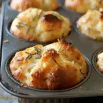 Rosemary Garlic Focaccia Muffins