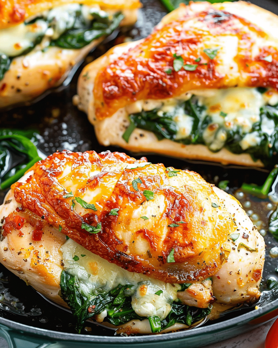 Spinach Stuffed Chicken Breast