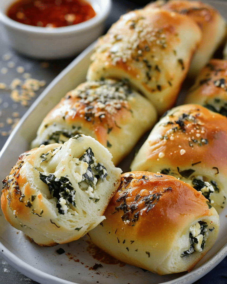 Spinach and Ricotta Rolls