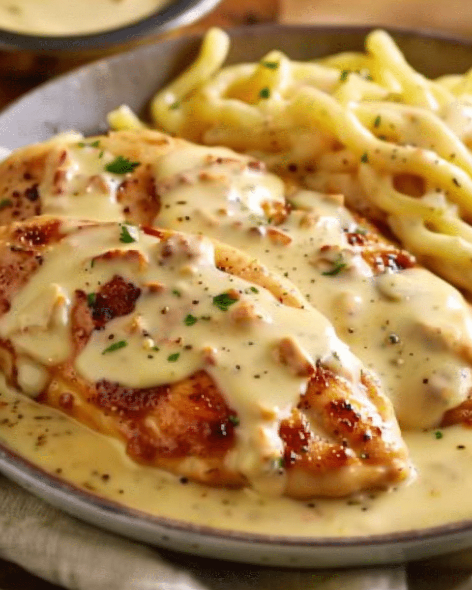 Texas Roadhouse Smothered Chicken with Jack Cheese