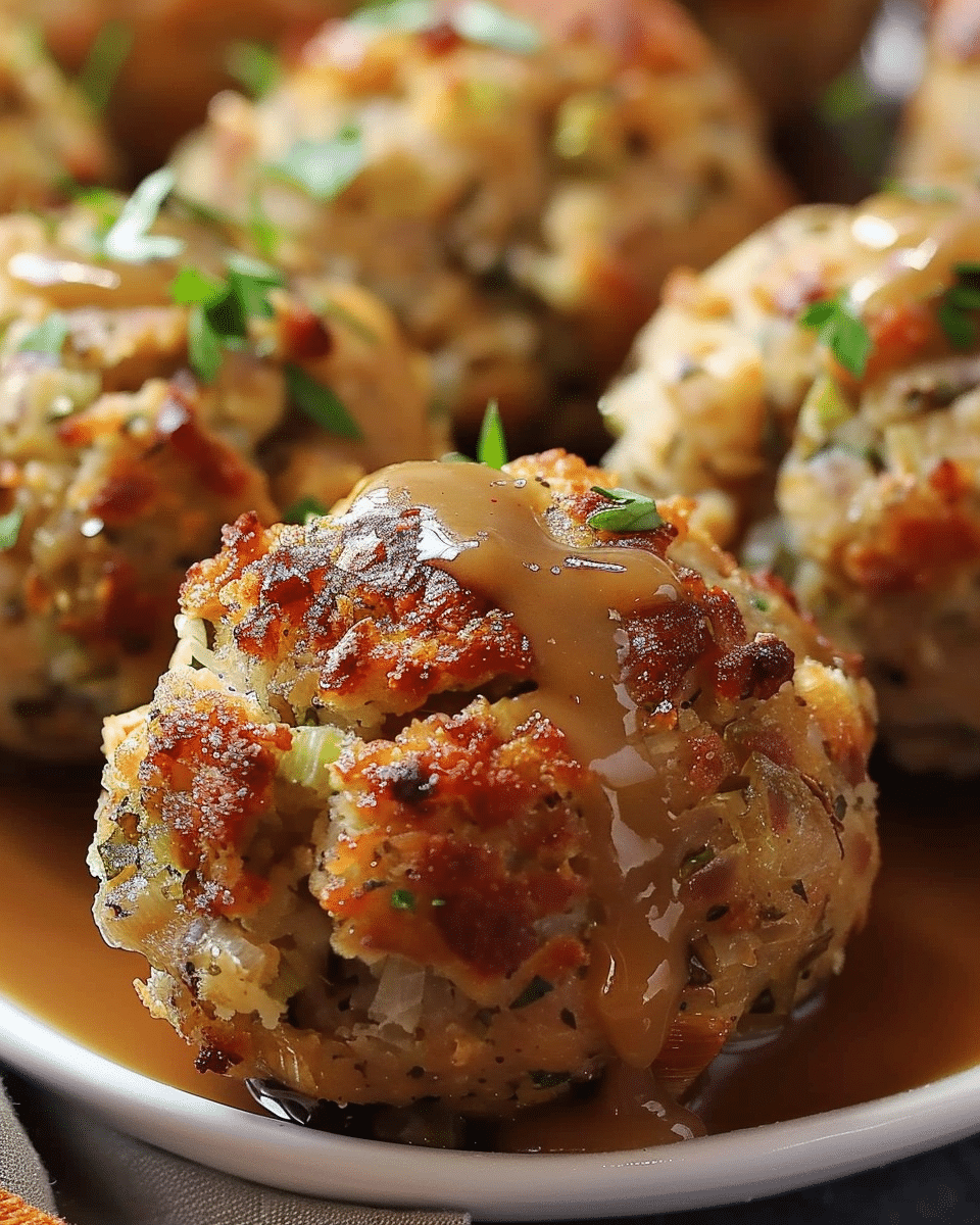 Stuffing Balls Recipe