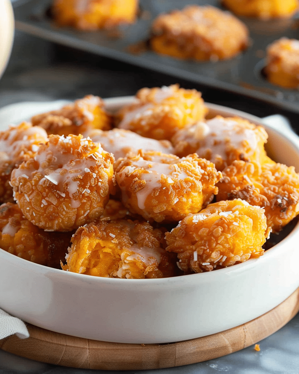 Baked Pumpkin Fritter Bites