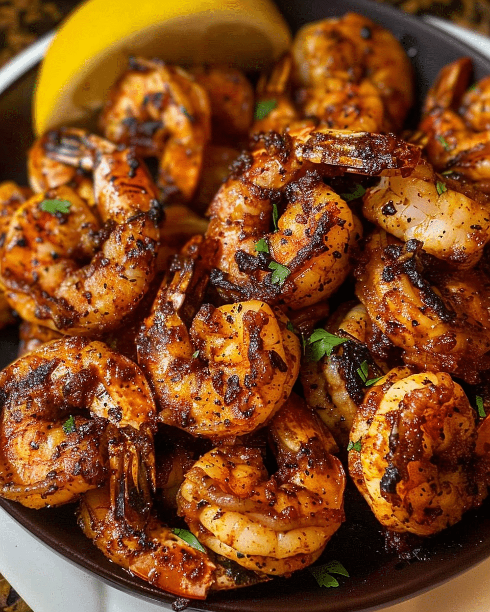 Easy Cajun Blackened Shrimp