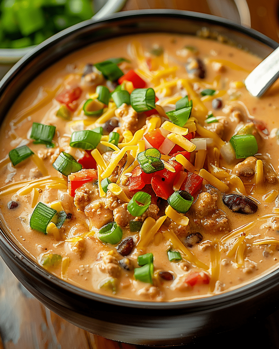 Easy Creamy Taco Soup Recipe