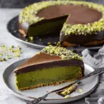 Flourless Pistachio Cake with Chocolate Ganache