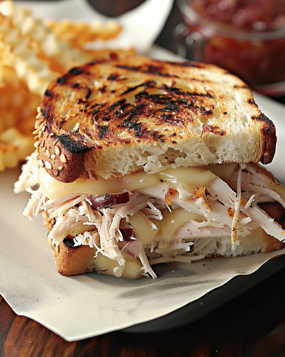 Grilled Turkey Reuben Sandwich