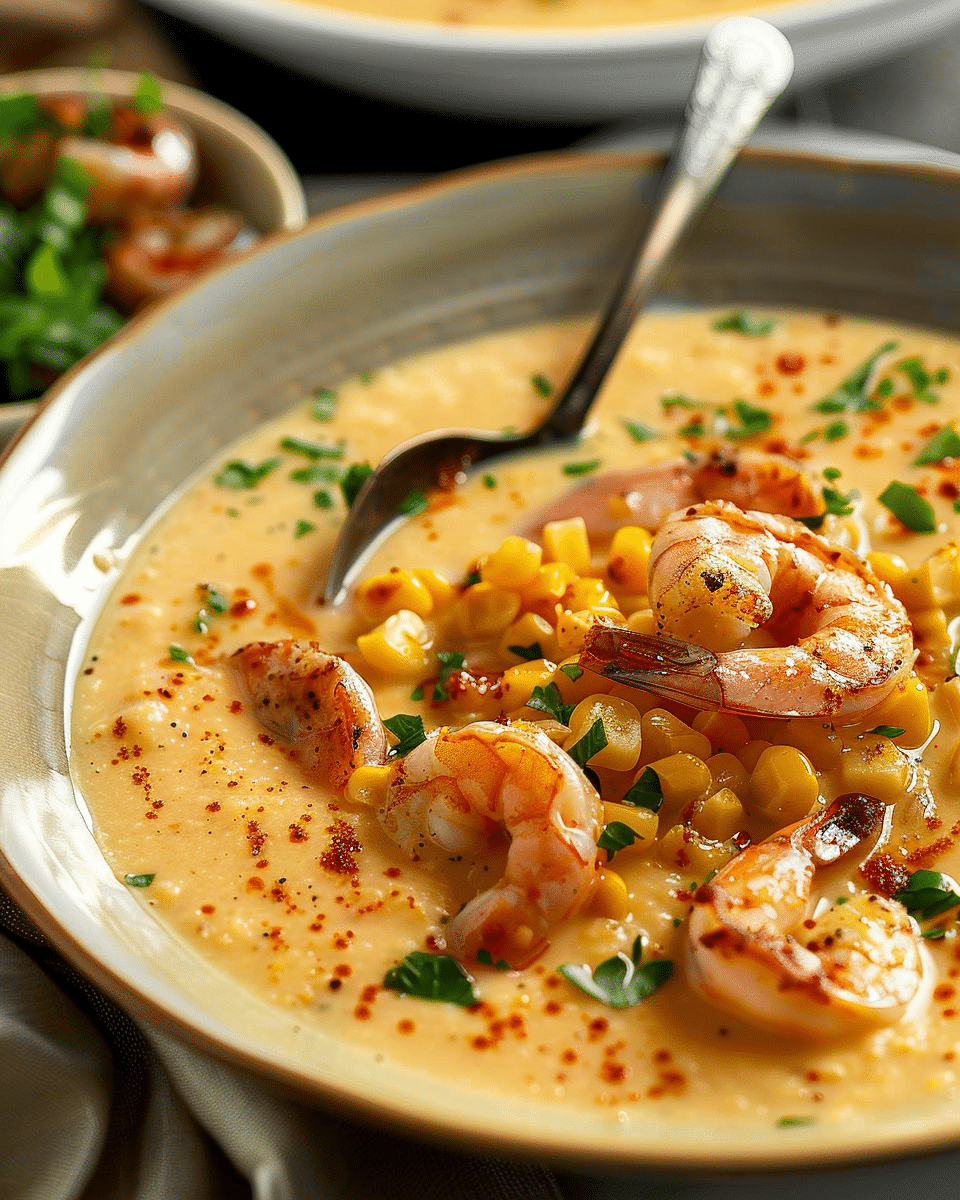 New Orleans Shrimp and Corn Bisque