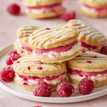 Raspberry Cream Sandwich Cookies