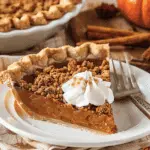 Apple Butter Pumpkin Pie with Streusel Topping