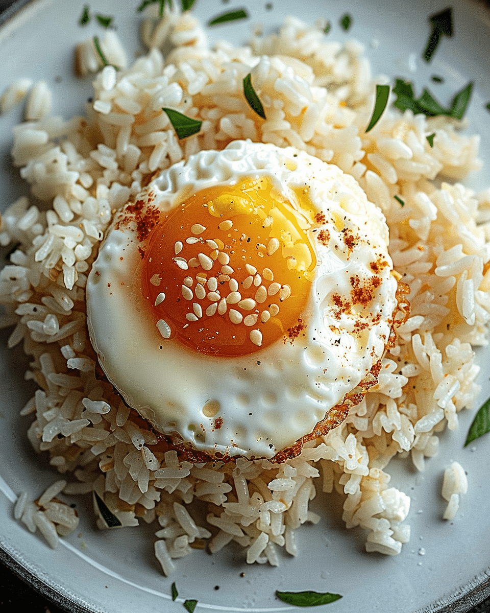 Easy Arroz Con Huevo Frito Recipe