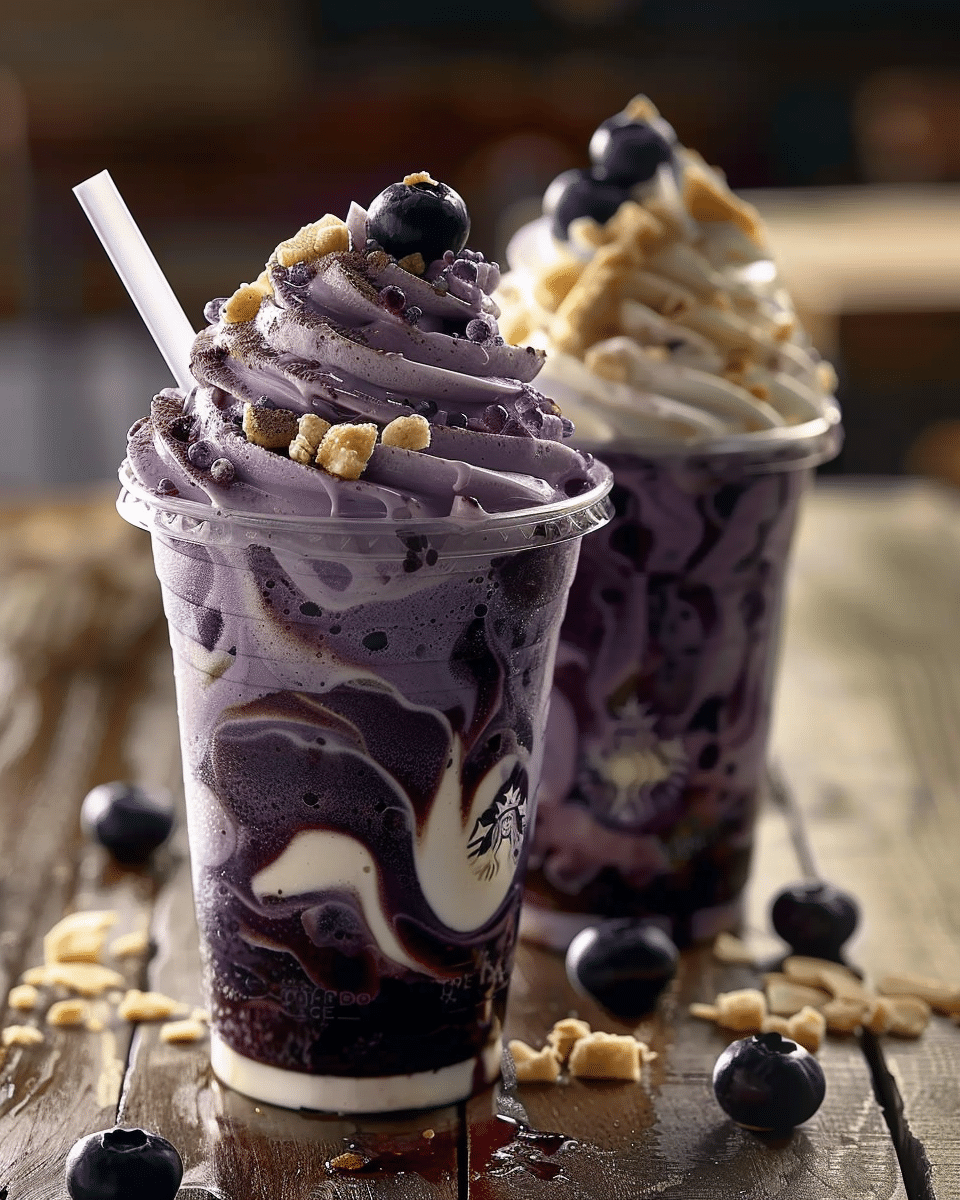 Blueberry Cheesecake Frappuccino