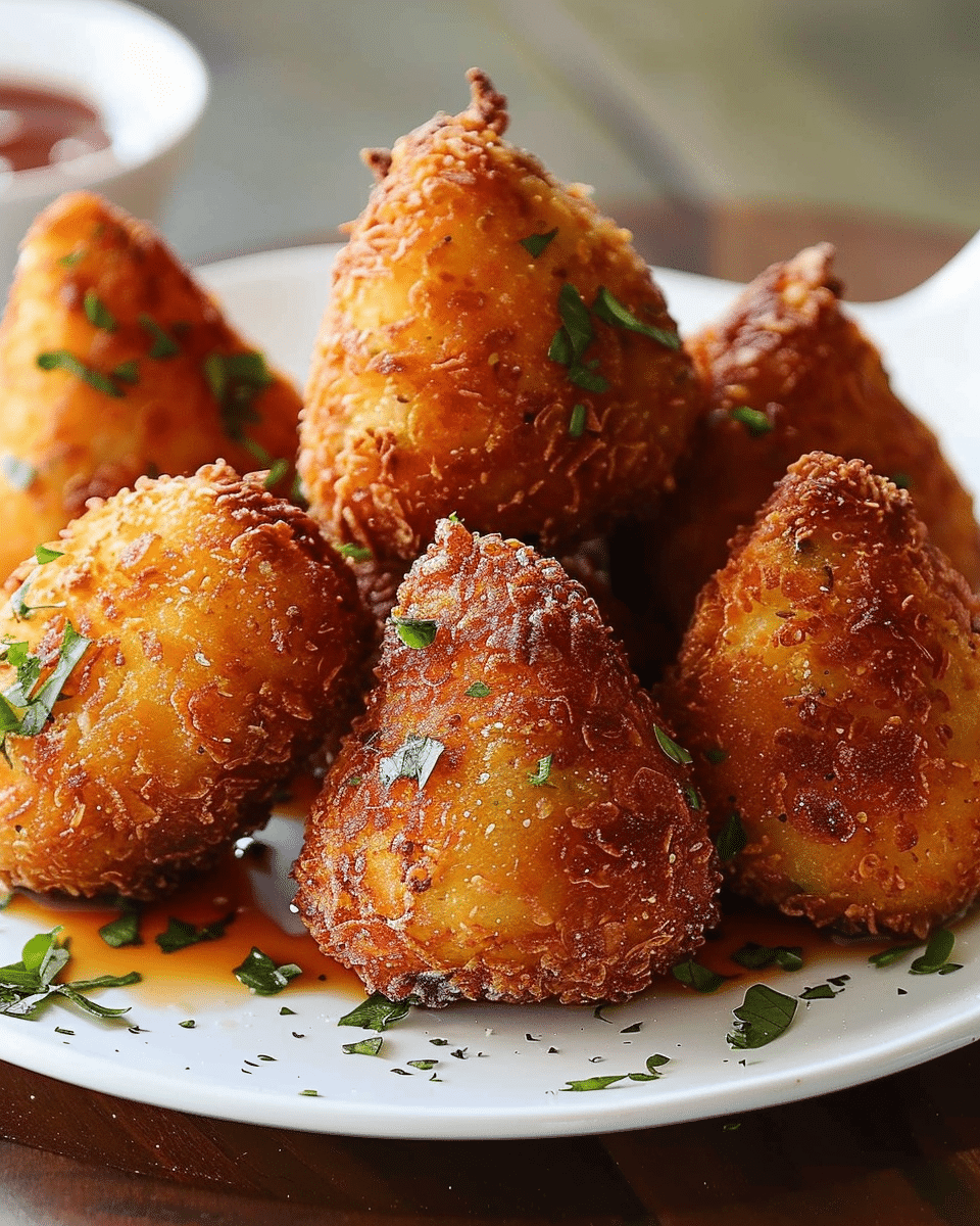 Brazilian Chicken Croquettes (Coxinhas)