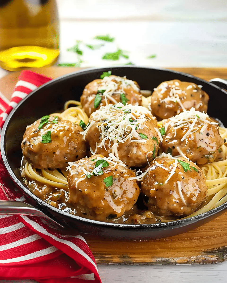 Chicken Marsala Meatballs