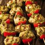 Chicken Pesto Kabobs
