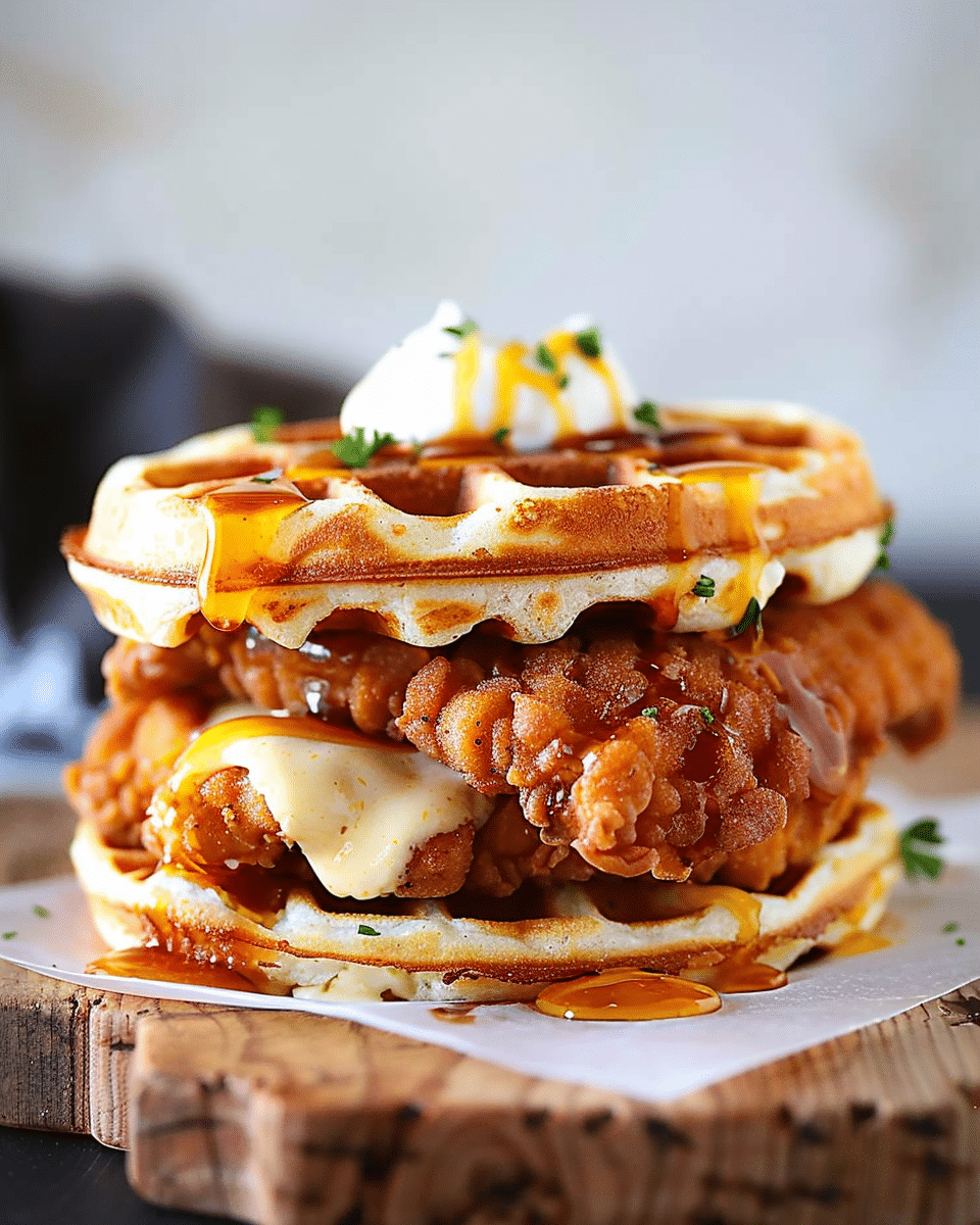 Chicken and Waffles Sliders