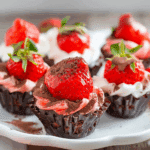 Chocolate Cheesecake Stuffed Strawberries