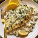 Creamy Lemon Garlic Herb Tilapia