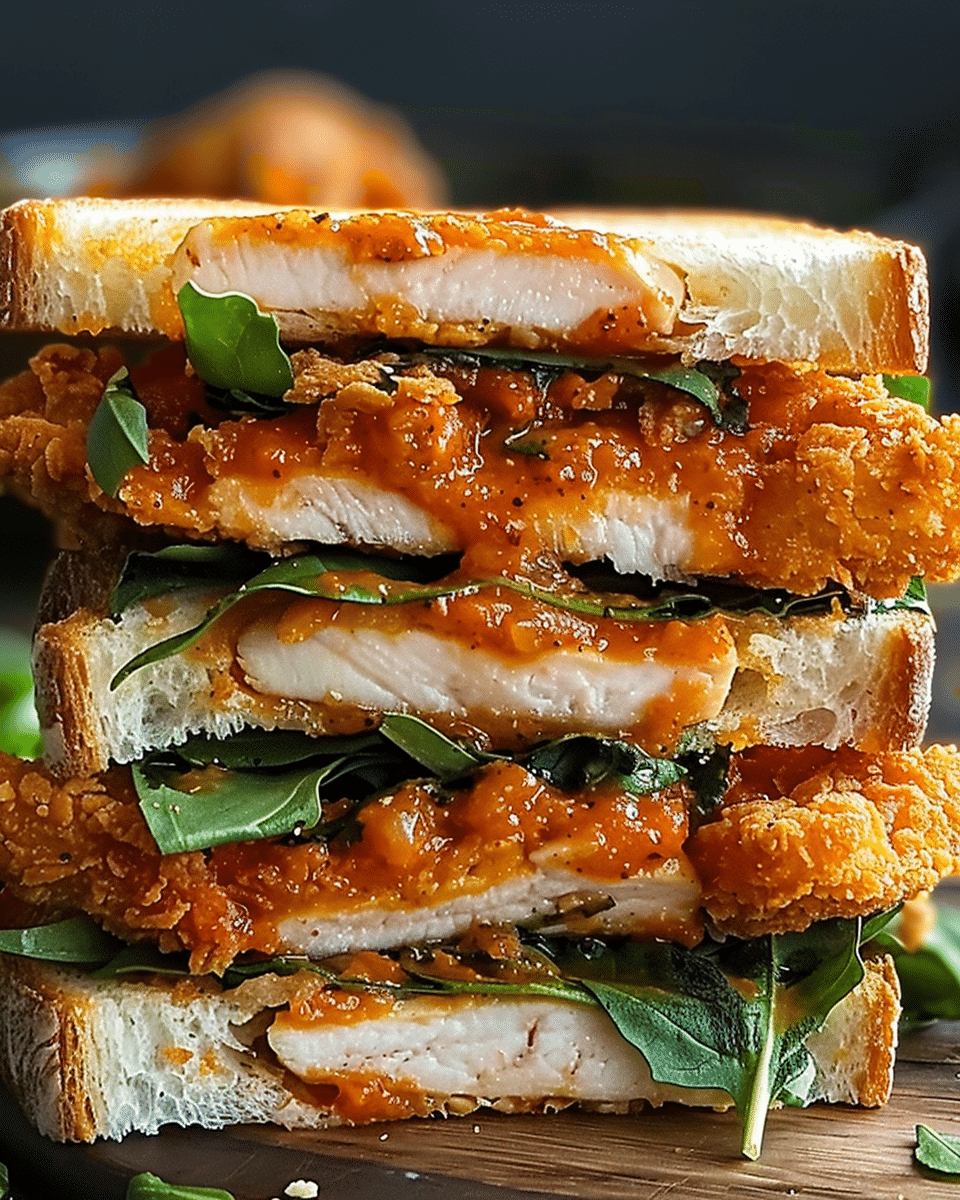 Crunchy Chicken Romesco Sandwich
