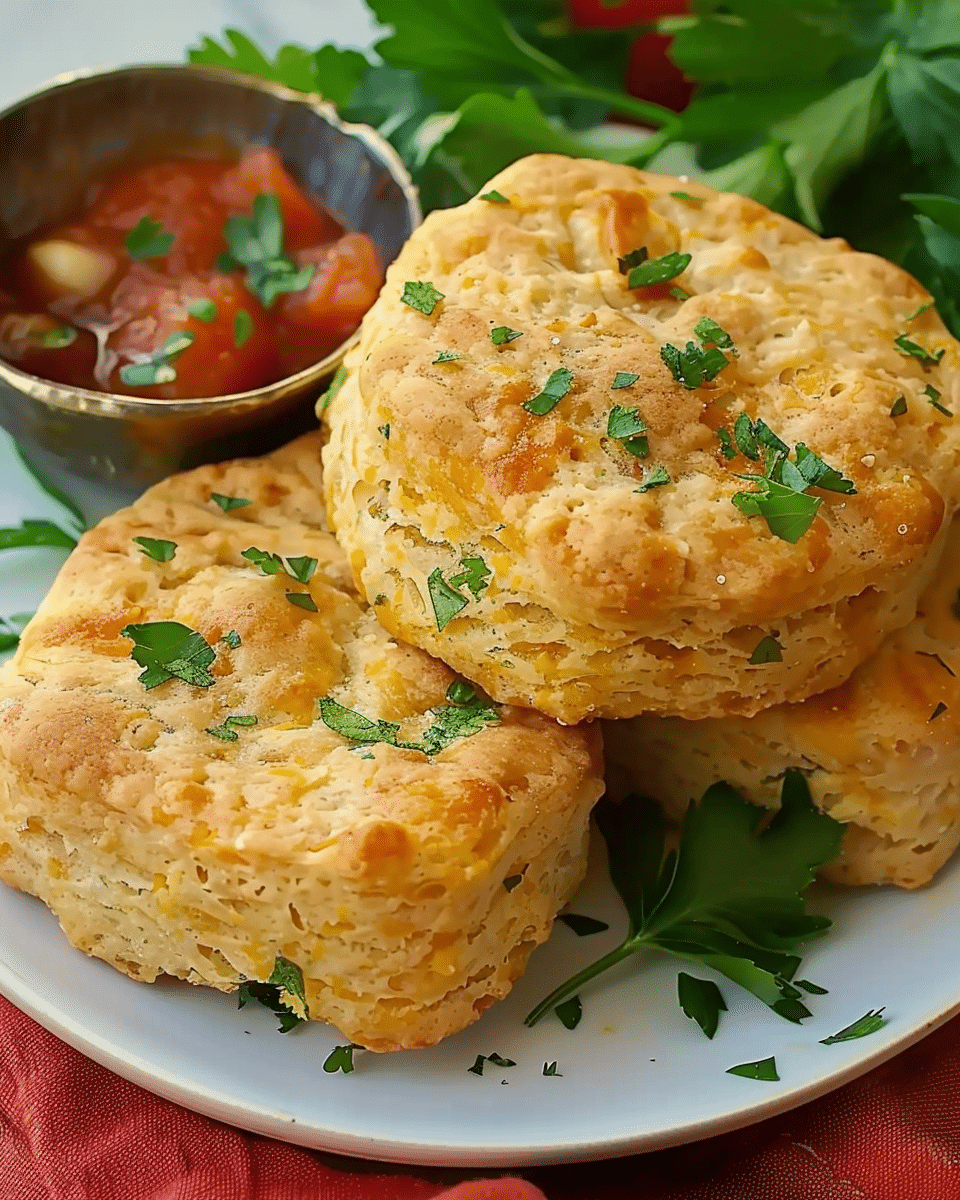 Daddy's Savory Tomato Biscuits