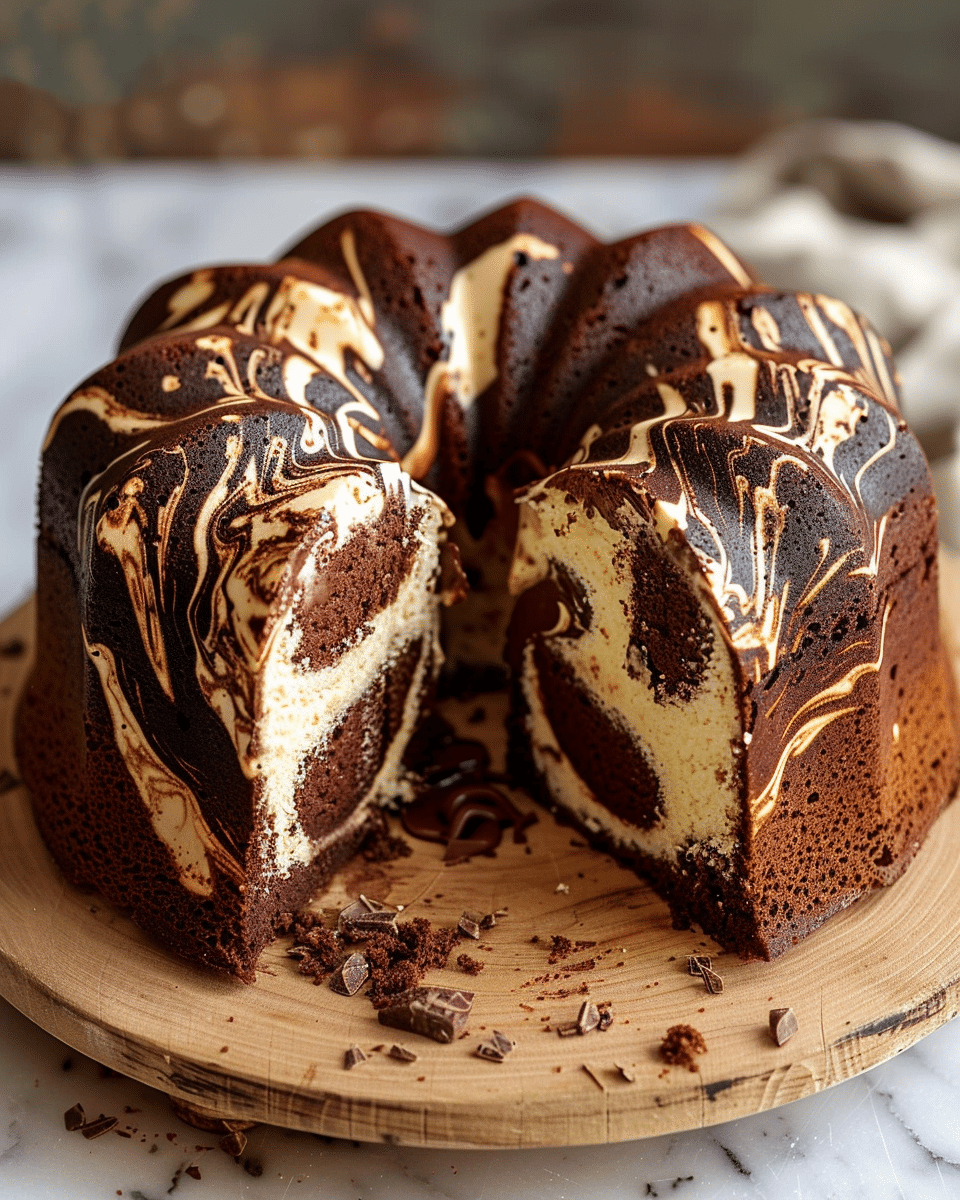 Double Chocolate Ricotta Marble Cake: A Decadent Delight