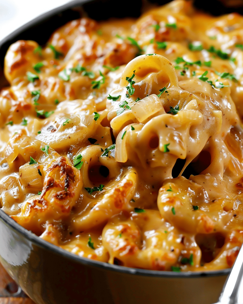 Easy French Onion Pasta