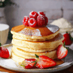 Fluffy Japanese Soufflé Pancakes