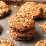 Healthy Carrot Cake Oatmeal Breakfast Cookies