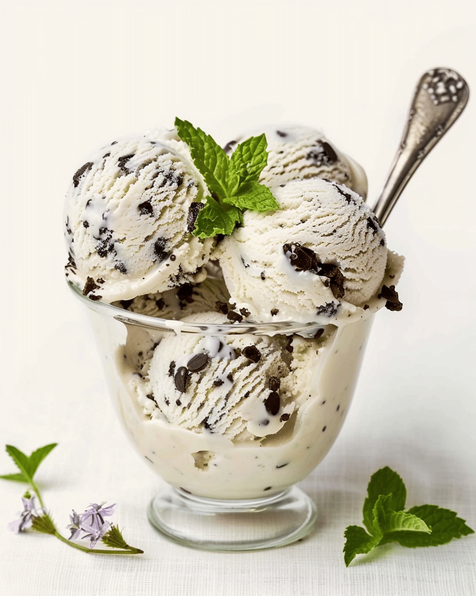 Homemade Mint Chocolate Chip Ice Cream Recipe