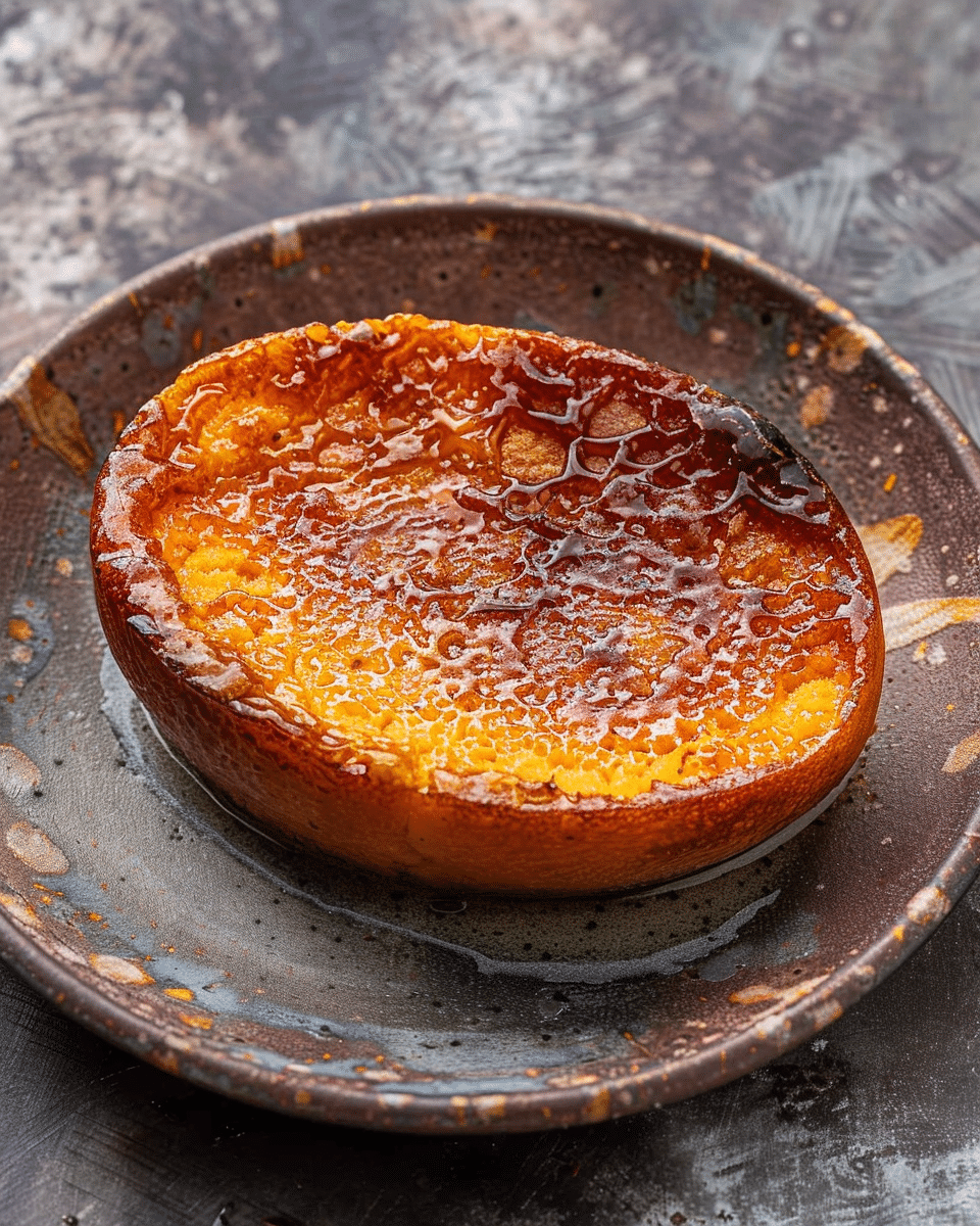 Japanese Sweet Potato Crème Brûlée