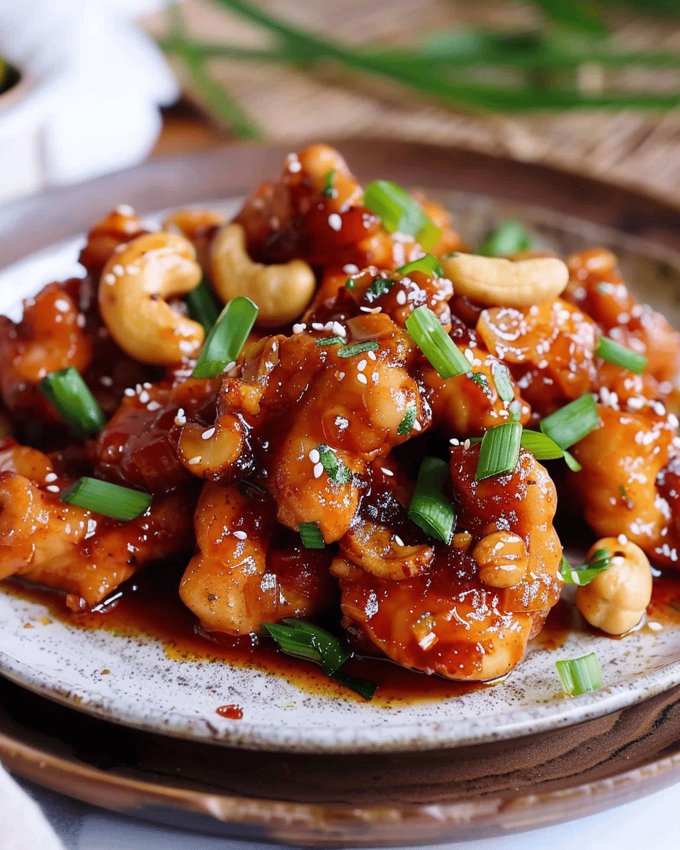 Keto Cashew Chicken Recipe