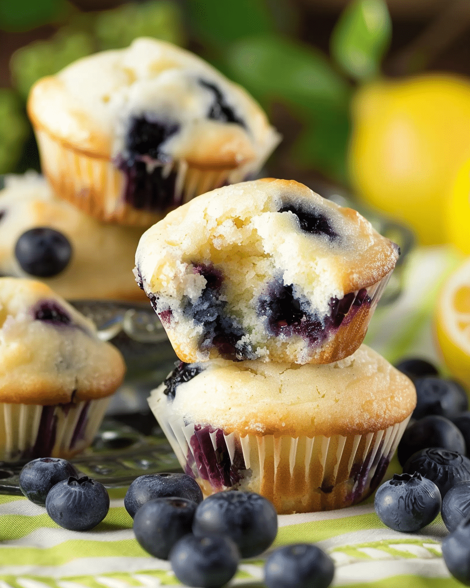 Lemon Blueberry Muffins Recipe