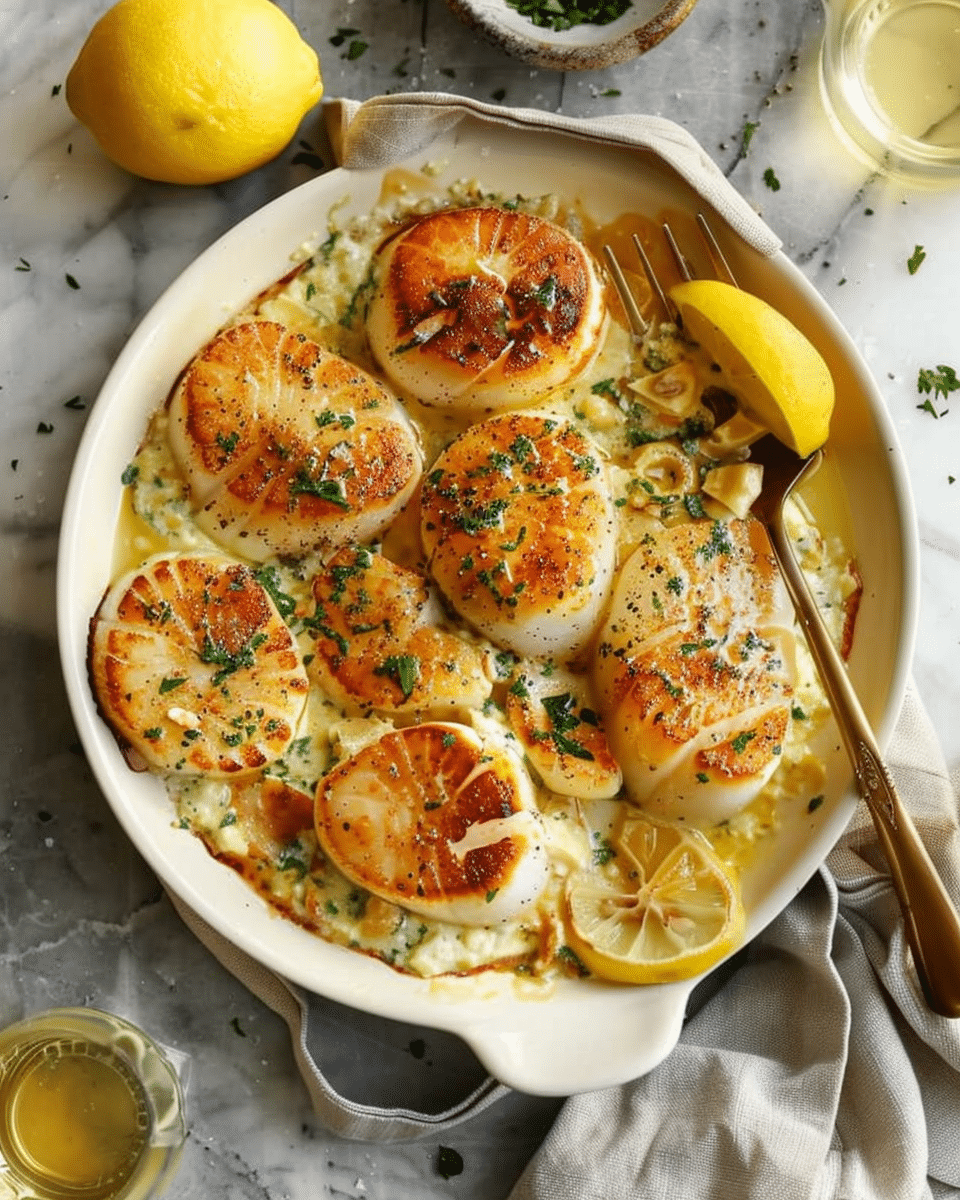Lemon Butter Scallops