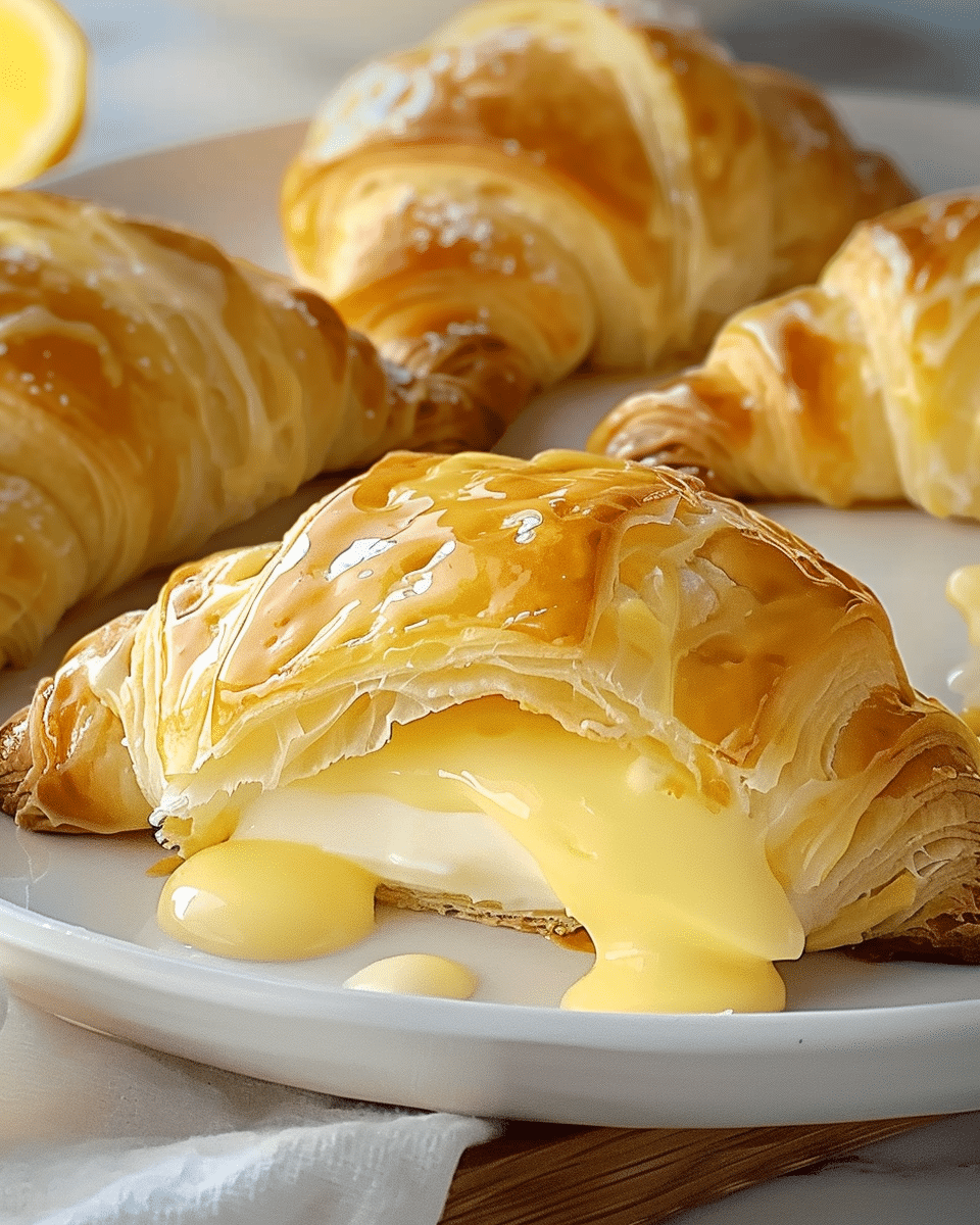Lemon Cream Cheese Crescent Rolls Recipe