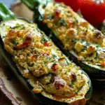 Mediterranean Stuffed Zucchini Recipe