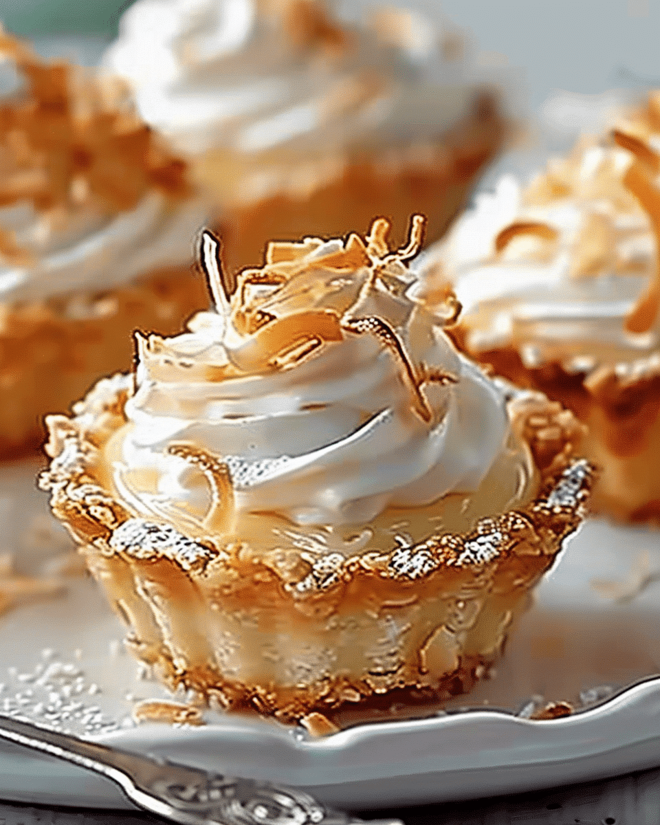 Mini Coconut Cream Pies