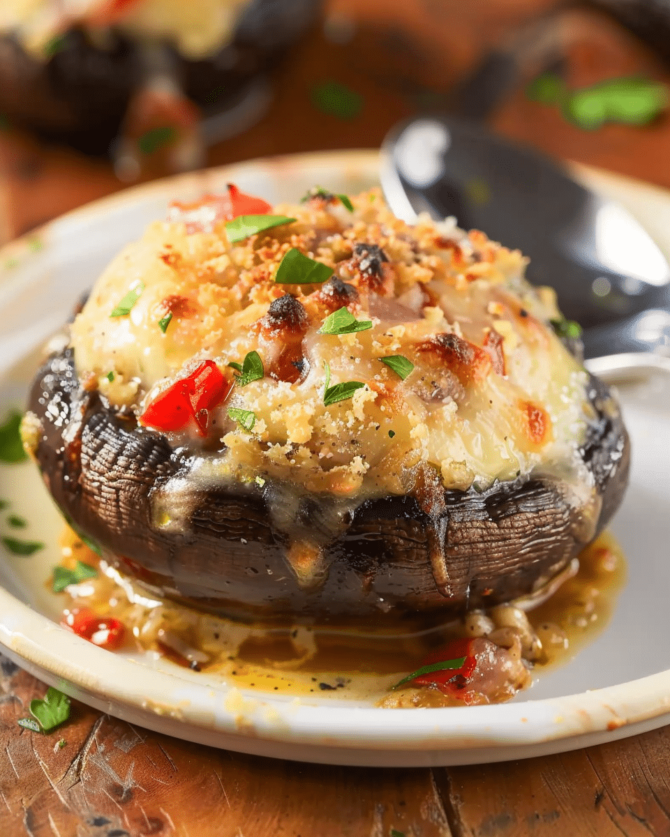 Olive Garden Stuffed Mushrooms Copycat Recipe