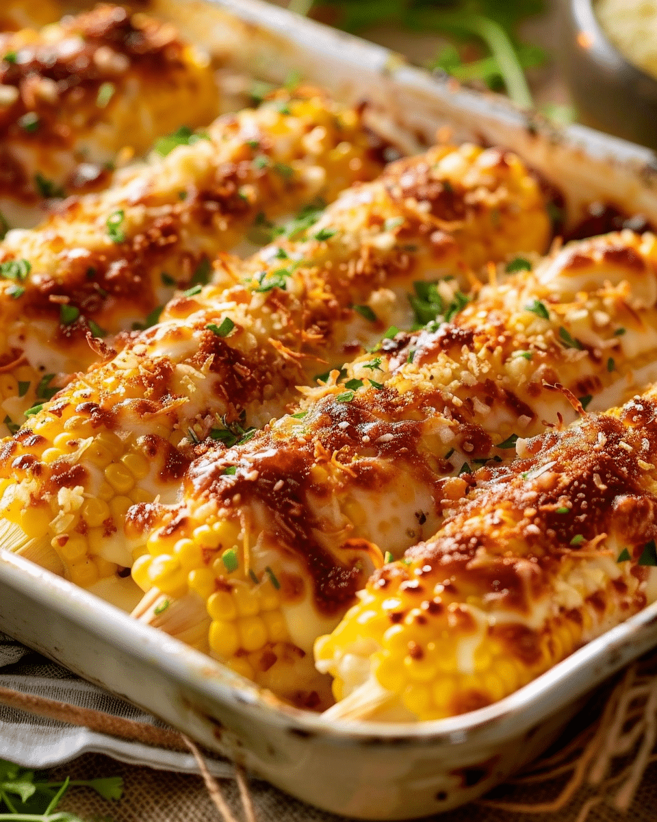 Parmesan Corn on the Cob Recipe