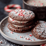 Peppermint Hot Chocolate Cookies