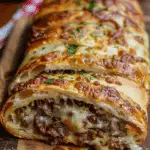 Philly Cheesesteak Stromboli